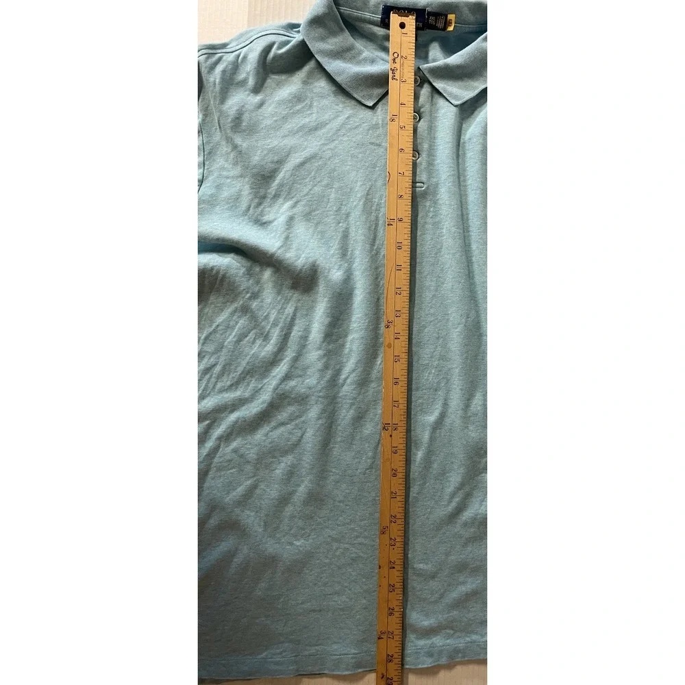 POLO‎ RALPH LAUREN Light Blue SS Polo Shirt Size XXL
